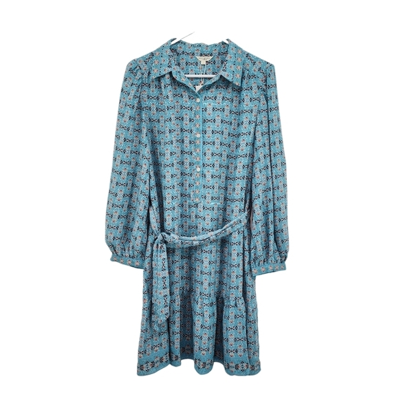 Max Studio Women's Long Sleeve Button Front Crepe Dress - L - Picture 2 of 9